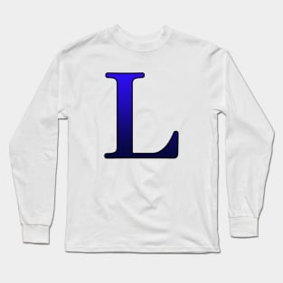 Blue Roman Numeral 50 L Long Sleeve T-Shirt